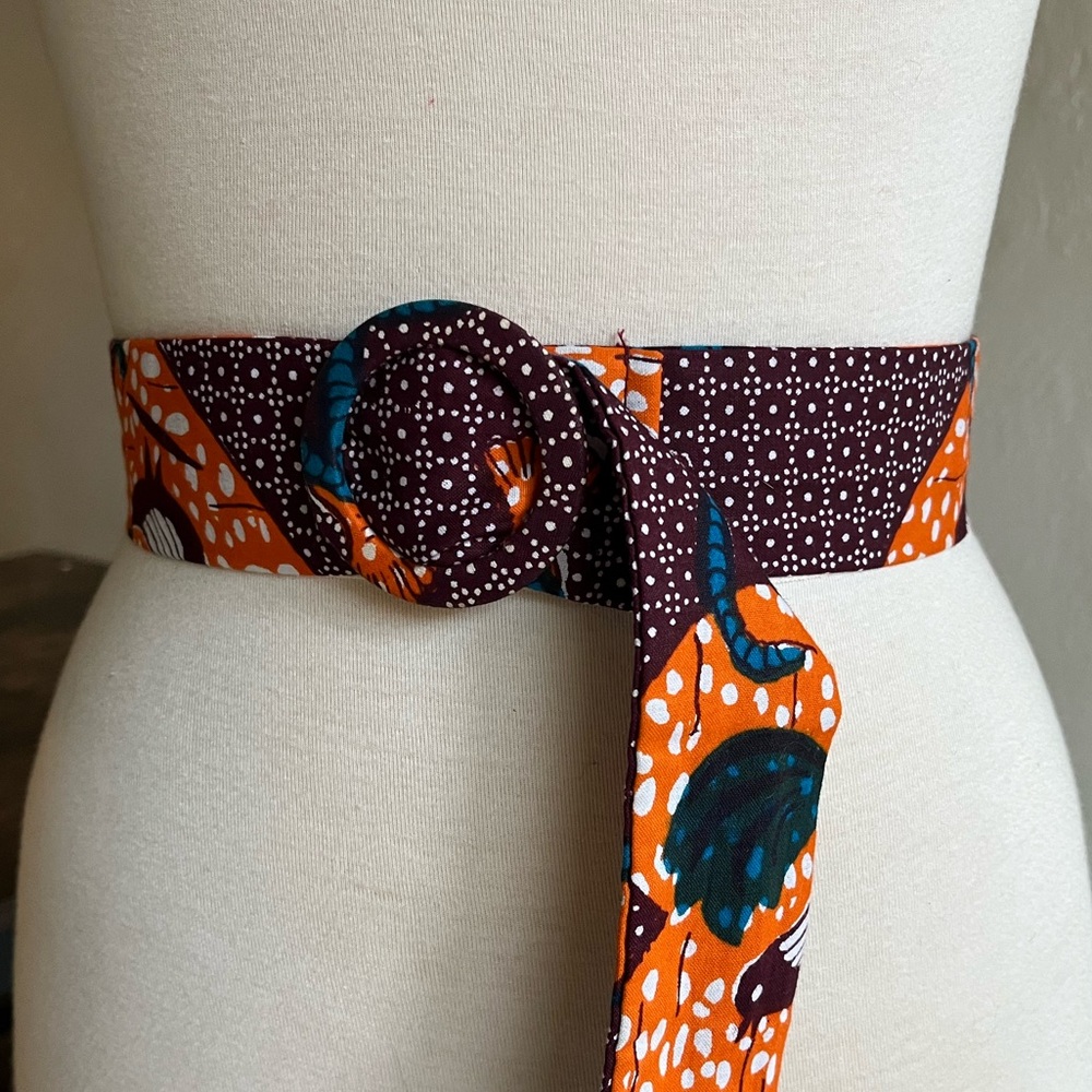 Bundle of Two Retro Print Belts
